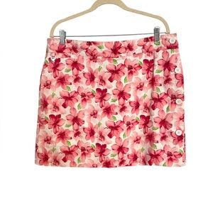 Floral Pink Skort for Golf, Pickleball or Everyday
